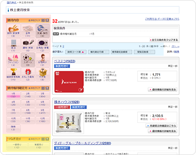 直感的なインターフェイスで簡単検索