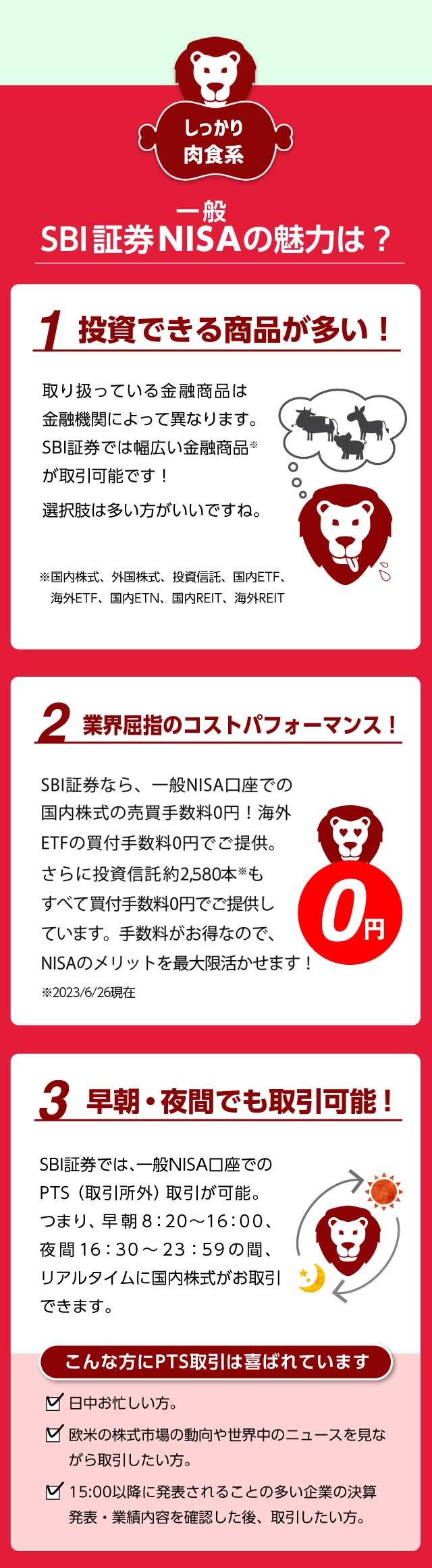 SBI証券つみたてNISAの魅力