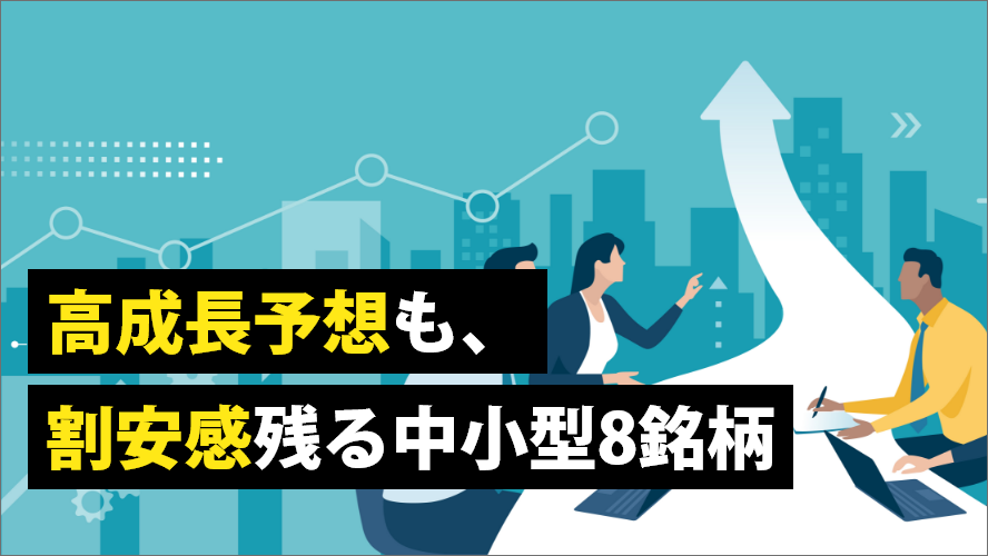 高成長予想も、割安感残る中小型8銘柄