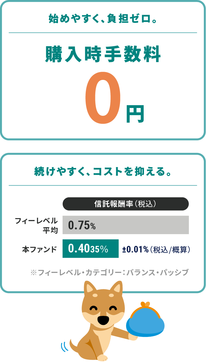 始めやすく、負担ゼロ。続けやすく、コストを抑える。
