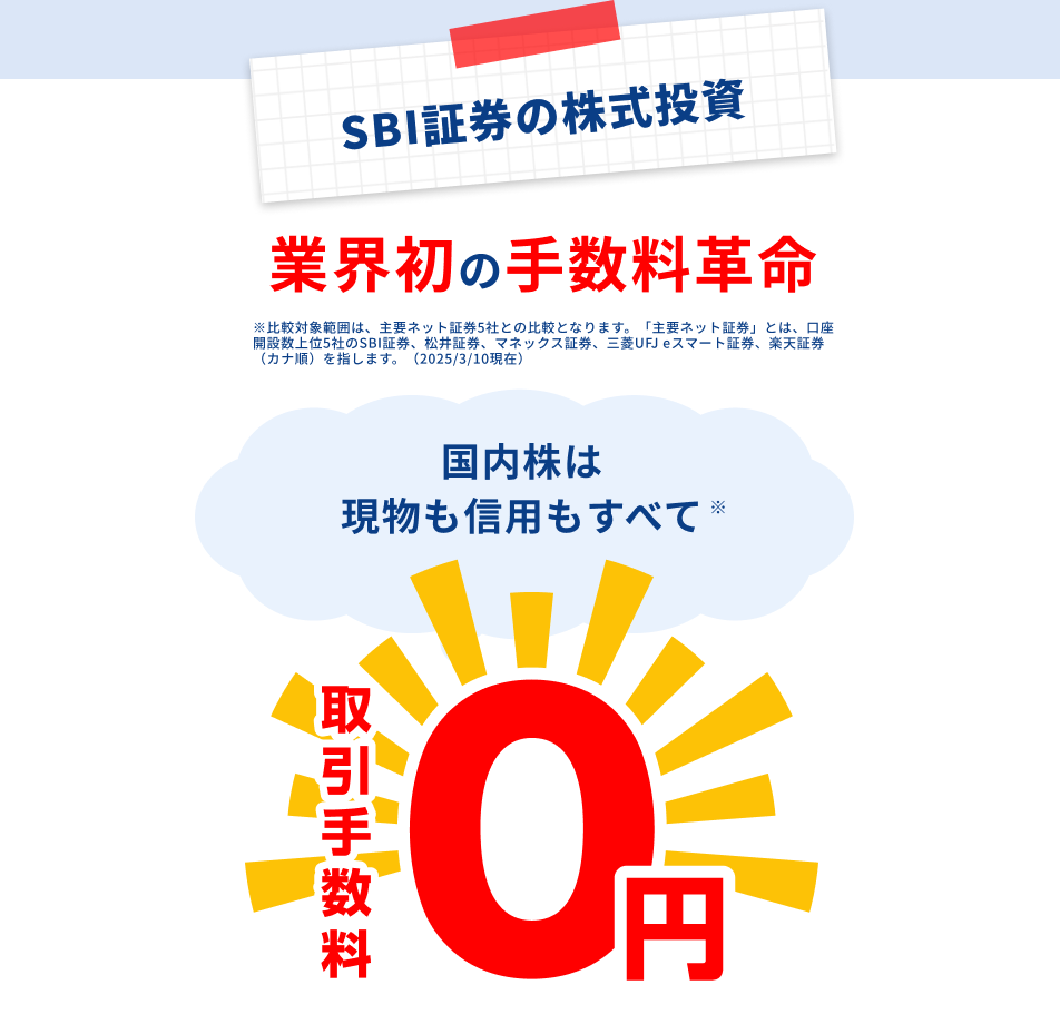SBI証券の株式投資-part1
