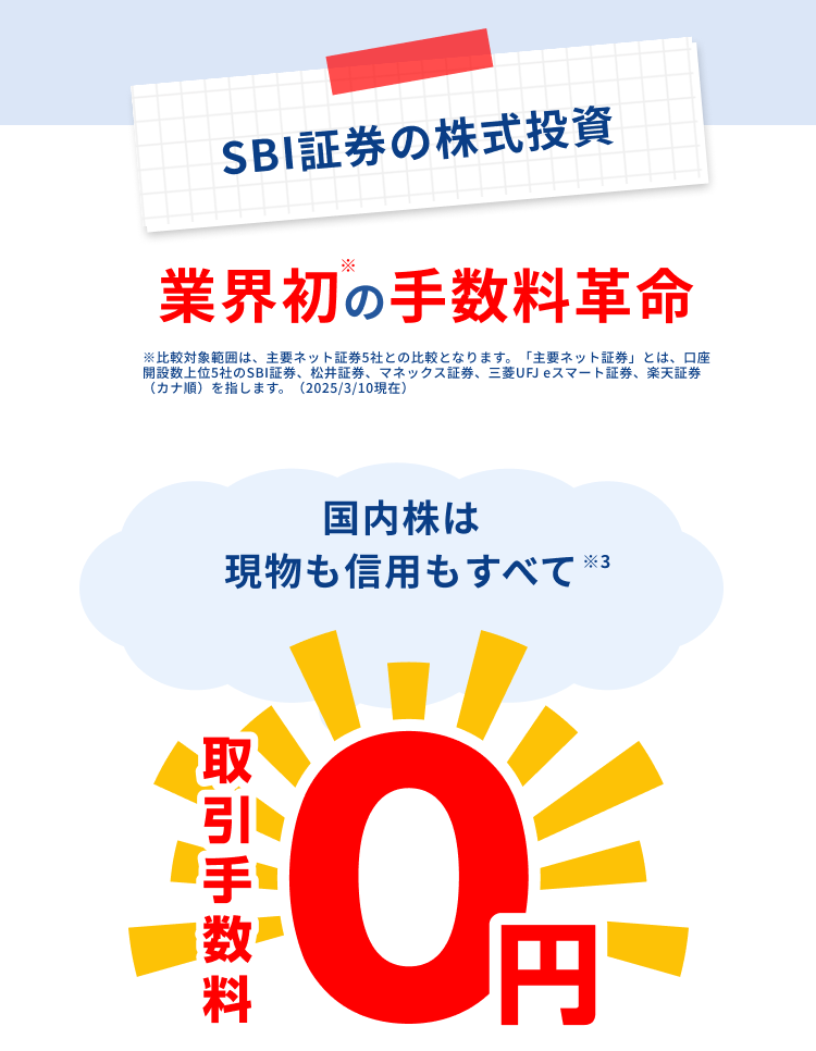 SBI証券の株式投資-part1