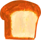 食パンのイラスト