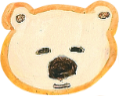 くまのパンのイラスト