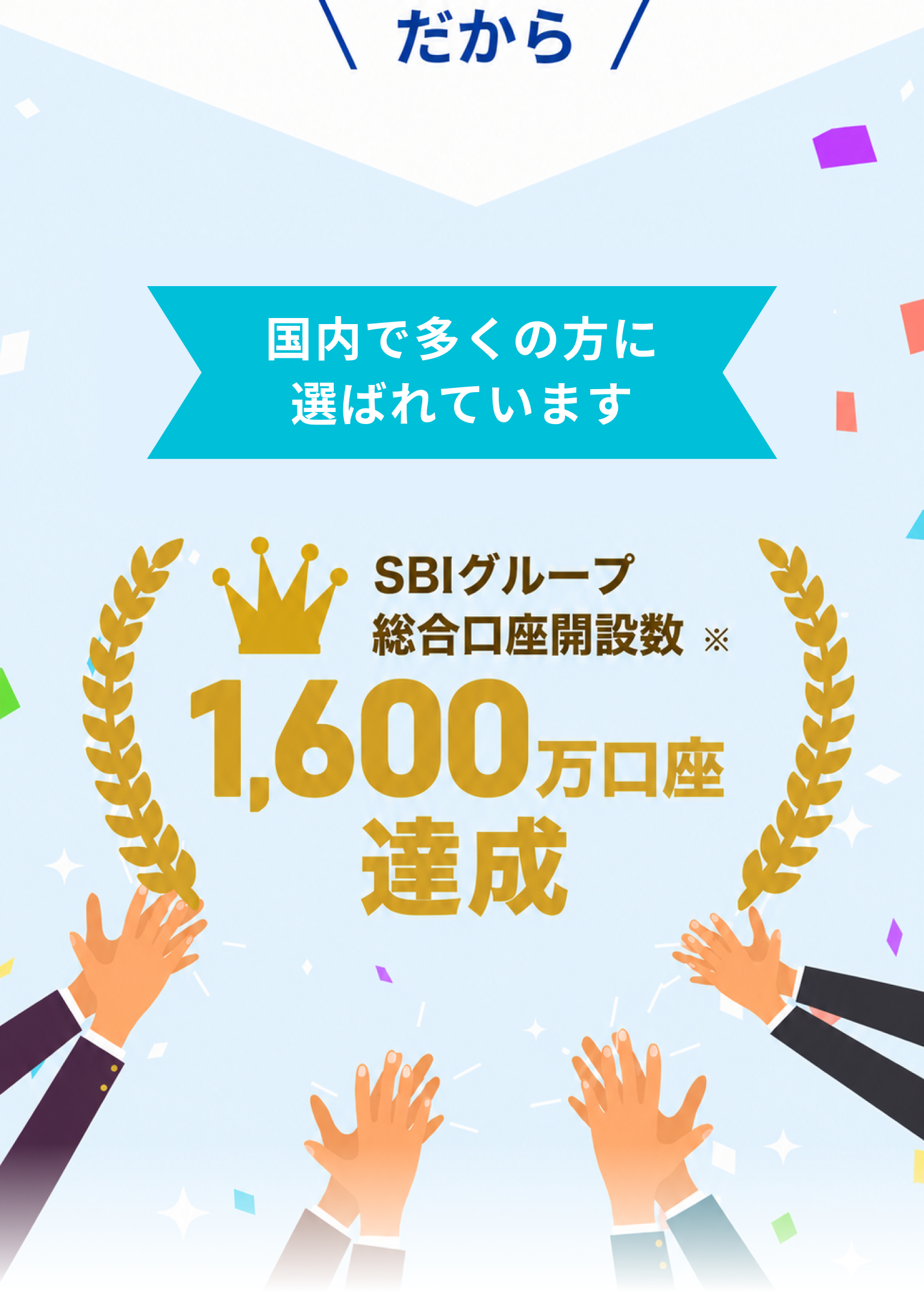 国内口座開設数No1