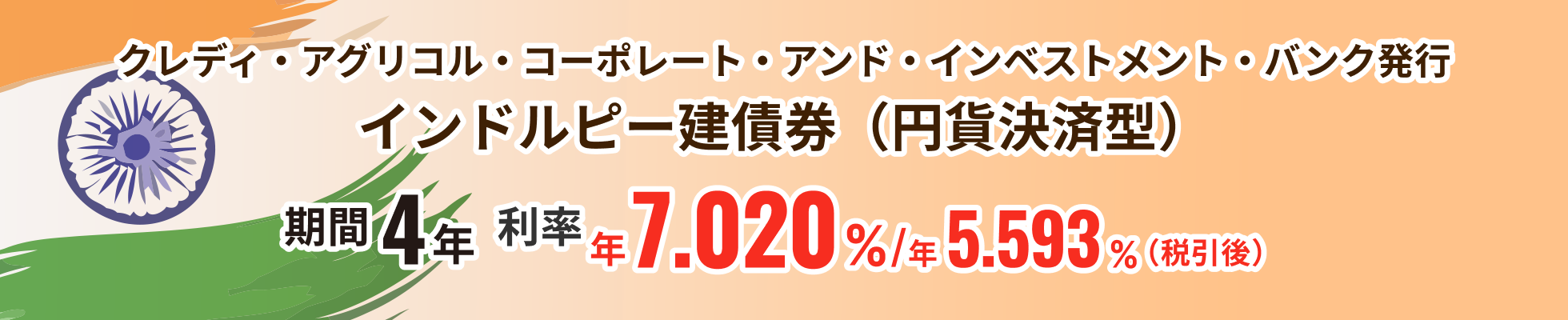 �N���f�B�E�A�O���R���E�R�[�|���[�g�E�A���h�E�C���x�X�g�����g�E�o���N 2030�N7��3������ �C���h���s�[�����i�~�݌��ό^�j