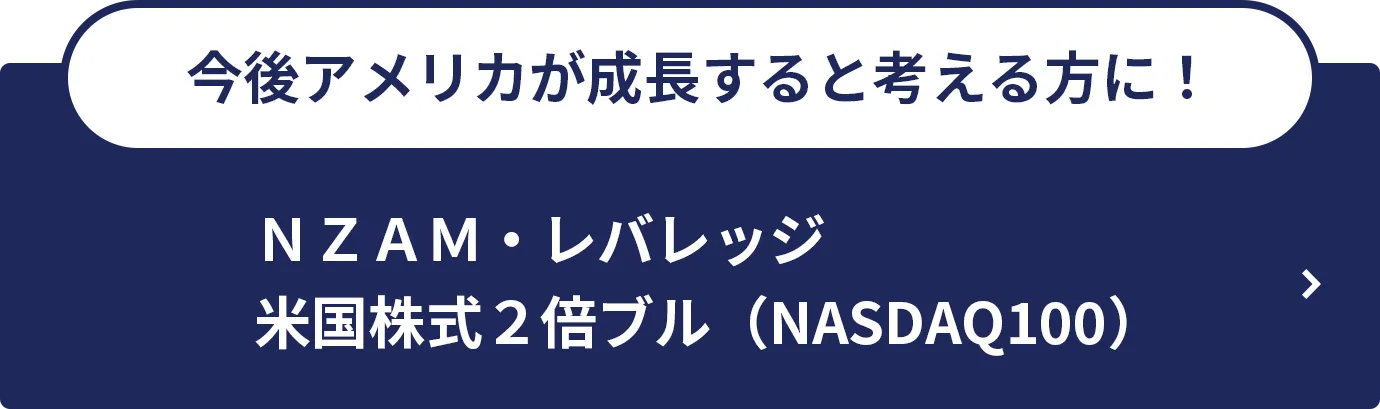 今後アメリカが成長すると考える方に！ＮＺＡＭ・レバレッジ 米国株式２倍ブル（NASDAQ100）