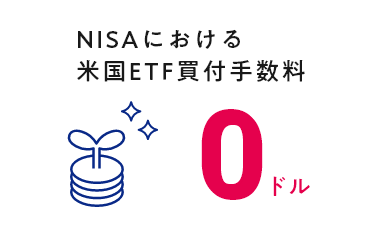 NISAにおける米国ETF買付手数料0ドル